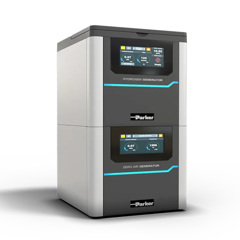 Stacked Parker ChromGas hydrogen and zero air generators